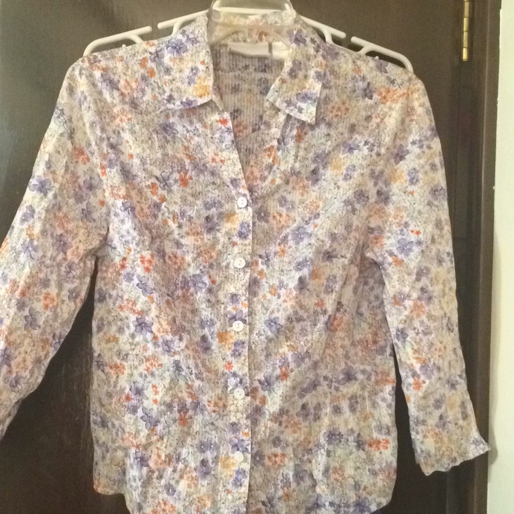 Alfred Dunner floral blouse